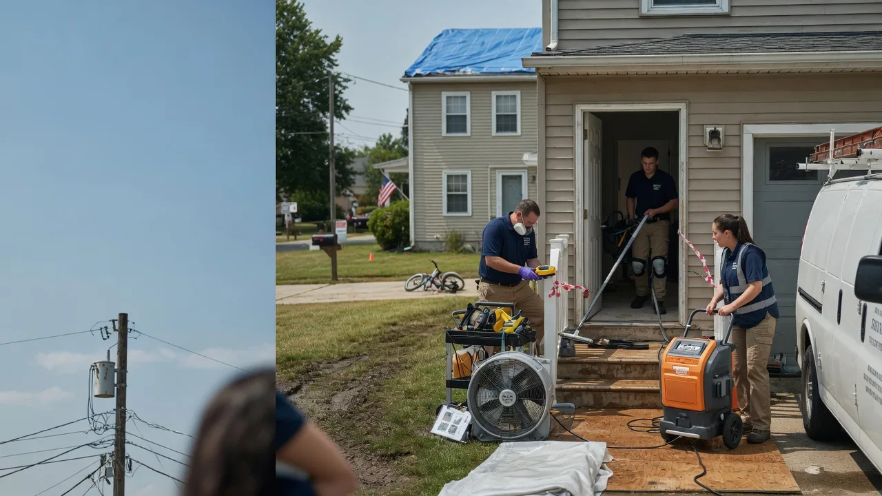 Water Damage Repair in Lyons, IN near me